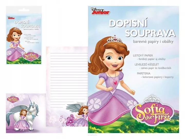 Papeteria Dziecięca z Disneya Juniora A4 5+10 Sofia The First   SmartKleks.pl