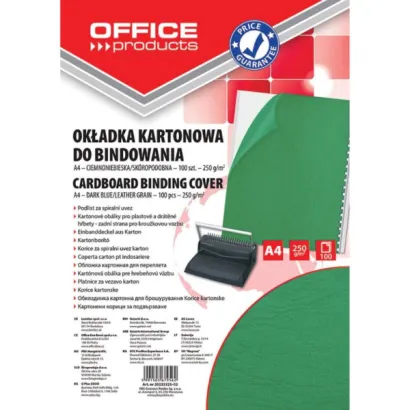 Okładka do bindowania A4 Zielona/ Skóropodobna