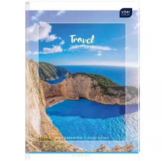 Zeszyt A5 Krata 80 kartek Travel Interdruk