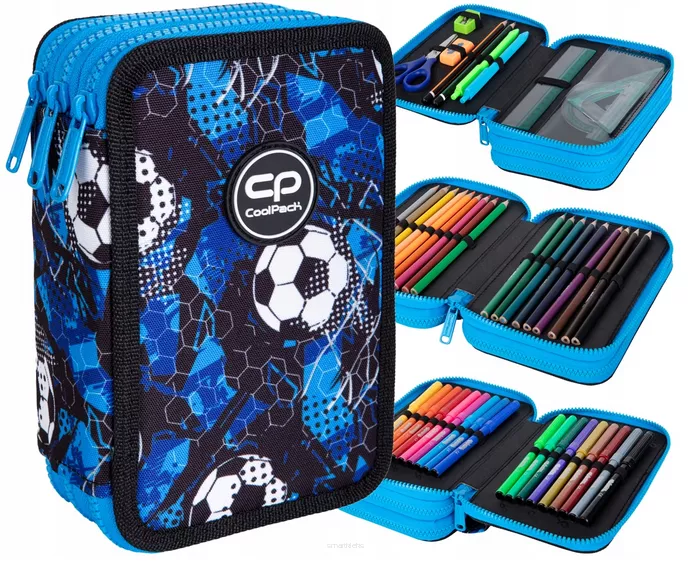 Piórnik Trzyczęściowy z Wyposażeniem CoolPack Jumper 3 Soccer