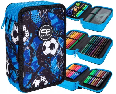 Piórnik Trzyczęściowy z Wyposażeniem CoolPack Jumper 3 Soccer