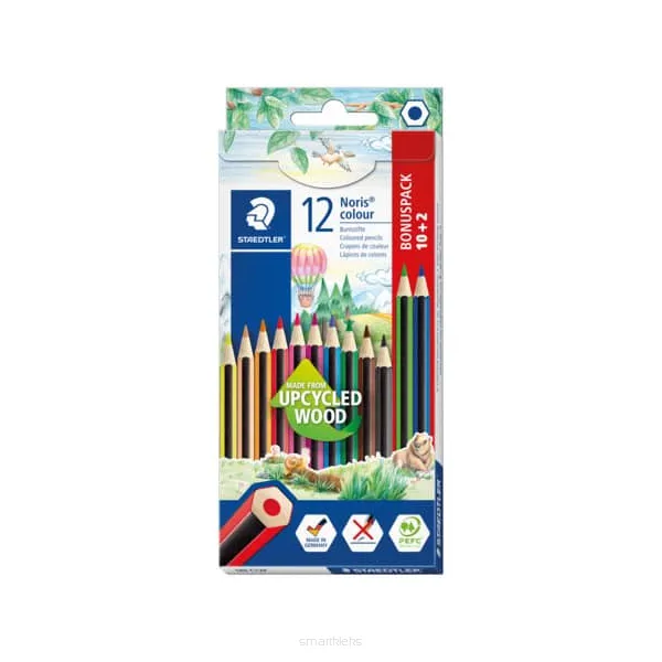 KREDKI OŁÓWKOWE 12 KOLORÓW WOPEX STAEDTLER