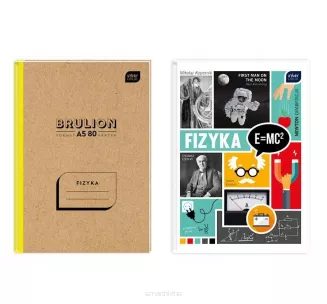 Brulion A5 Krata 80 kartek Fizyka Interdruk - 2