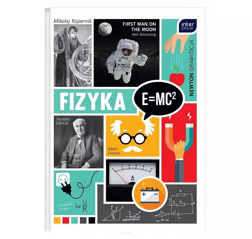 Brulion A5 Krata 80 kartek Fizyka Interdruk