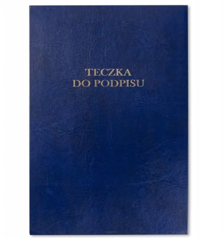 Teczka Do Podpisu 20 Kart Granatowa Barbara