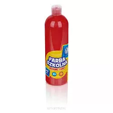 Farba szkolna ASTRA plakatowe 500 ml czerwona