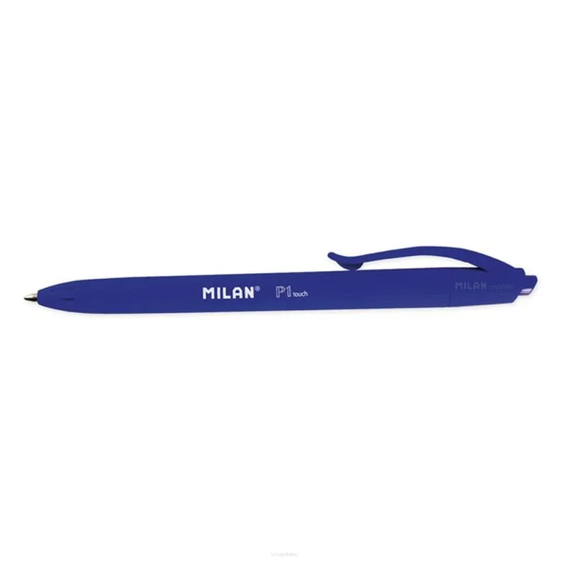 Długopis Milan P1 Rubber Touch Niebieski