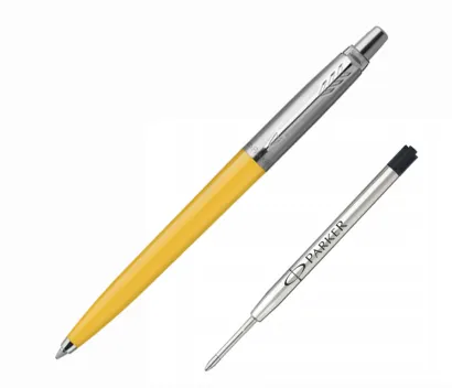Długopis Parker Jotter Żółty Wkład Czarny i Niebieski