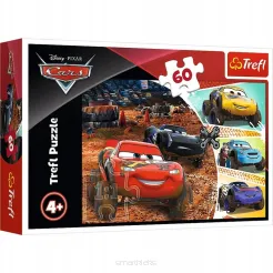 Puzzle Trefl 60 Elementów Disney Pixar Zygzak McQueen z Przyjaciółmi