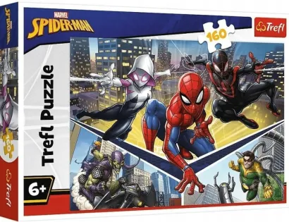 Puzzle Trefl 160 Elementów Siła Spidermana