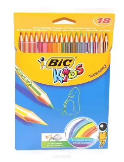 Kredki ołówkowe BiC Kids Tropicolors 18 kolorów