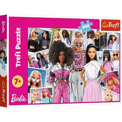 Puzzle Trefl 200 Elementów w Świecie Barbie
