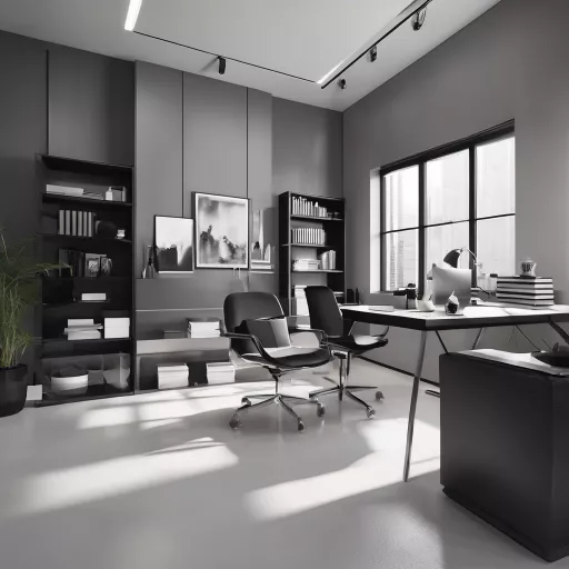 Jak Stworzyć Monochromatyczne Biuro: Elegancja i Spójność w Miejscu Pracy