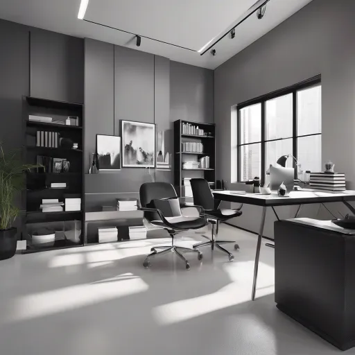 Jak Stworzyć Monochromatyczne Biuro: Elegancja i Spójność w Miejscu Pracy