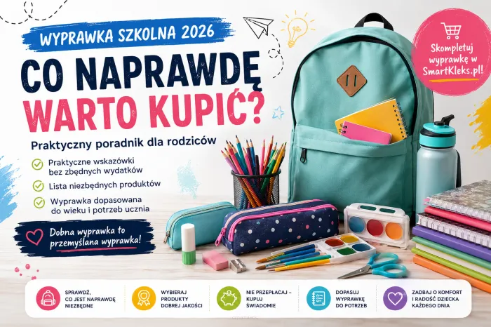 Wyprawka szkolna 2026 – co kupić? | SmartKleks.pl